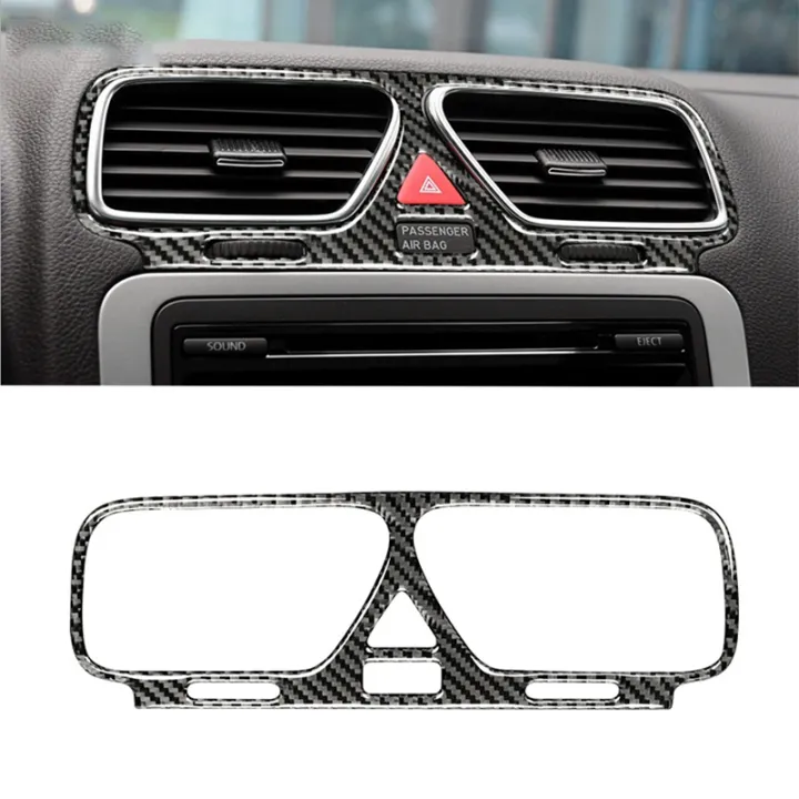 Carbon%20Fiber%20Interior%20Modification%20Central%20Control%20Car%20Air%20Outlet%20Vents%20Sticker%20Decorative%20Frame%20for%20Scirocco%20-%20Image%202