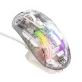 Attack Shark X2PRO Luminous 2.4G Wireless Bluetooth Three-Mode Mouse Electronic Competition Transparent Mouse With Screen Base.