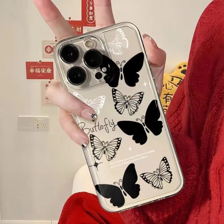 Crystal%20Butterfly%20Clear%20Phone%20Case%20Compatible%20For%20Realme%20C63%204G%20Luxury%20Transparent%20Shockproof%20Bumper%20Cover%20-%20Image%203