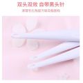 Silicone Nose Brush Cleaning Blackhead Double Sided Massage Brush Nose Brush Lip Brush Beauty Cleaning Tool.