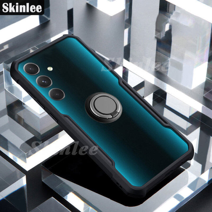 Phone%20Case%20for%20Samsung%20Galaxy%20A24%20Back%20Cover%20Hard%20Clear%20Transparent%20Shockproof%20Handphone%20Cases%20Casing%20Hp%20for%20Samsung%20A24%204G%20Cover%20Cases%20Navigation%20Holder%20Ring%20Back%20Cover%20-%20Image%202