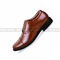 Hybrid Oxford Shoes Leather Fresh Looking - Chocolate (Socks Free). 