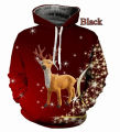3D Xmas Cute Deer Printing Hoodies For Men Children Fashion Funny Hooded Hoody Women Y2k Harajuku Hoodie Pullovers Clothing Tops. 