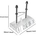 Skateboard Hanger 6PCS Wall Mount Deck Rack for Skateboards Deck Display and Storage.