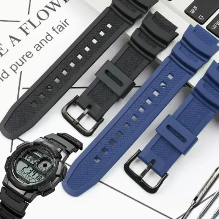 Rubber%20Strap%20For%20CASIO%20G-shock%20AE-1500%20Ae-1500wh%20AE-1500WHX%20Resin%20Silicone%20Watch%20Bracelet%20Durable%20Watchband%20Accessories%20-%20Image%203