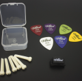 Smooth ABS Guitar Picks Plectrum String nail 6+Pick 6+Pick clip 1 with Box. 