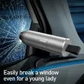 Baseus Car Safety Hammer Auto Emergency Glass Window Breaker Seat Belt Cutter Life-Saving Escape Car Emergency Tool. 