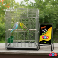 Code- 6045 - 18 x 12 Inches Thin Metal Wire Cage with Tray, Food & Water Pot for Budgerigar,Lovebirds,Finches,Parrots,Hamster,Cockatiel, Chicken,Duck,Quail,Rabbit ,Cat,Dog ,Dove | bird cage house accessories food toy nest harness feeder china decoration.