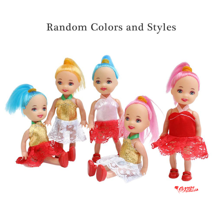 Barbie Doll Piece Set For girls Mini Dolls For Daily Use Toys
