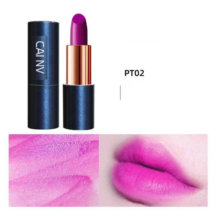 Rose%20Red%20Lipstick%20Barbie%20Powder%20Plum%20Color%20Gray%20Pink%20Grape%20Purple%20Dragon%20Fruit%20Color%20Light%20Pink%20Lipstick%20Makeup%20Cosmetic%20-%20Image%204