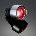 Engine Button Car DC 12V 24V Red Car Start Engine Button Light Switch Button Start Ignition Switch for Racing-Red. 