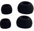 Silicone Rubber Earbuds Tips, Eartips, Earpad 2 Size 4pcs. 