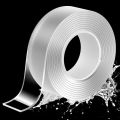 1/2/3M Transparent Double Sided Tape Mounting Tape for Walls Removable Washable Adhesive Tape. 
