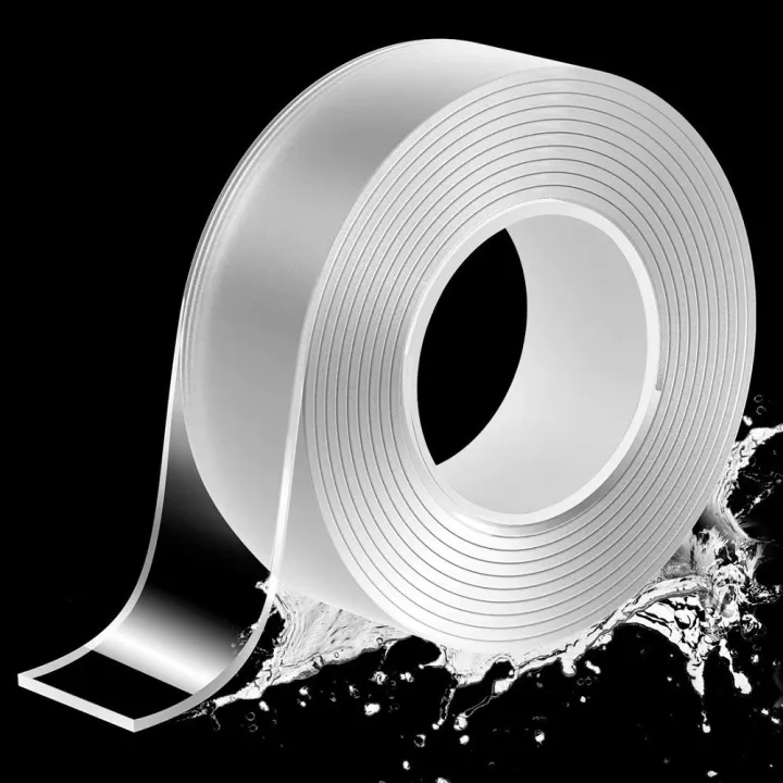1/2/3M%20Transparent%20Double%20Sided%20Tape%20Mounting%20Tape%20for%20Walls%20Removable%20Washable%20Adhesive%20Tape%20-%20Image%202