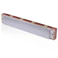 Suzuki Study-24 24 Holes Harmonica Tremolo Key of C with Cleaning Cloth Box Musical Instrument for Beginner Student. 