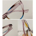 Fashion Retro Women Sunglasses Cat Eye Photochromic Anti Radiation Eyeglasses for Women and Men Plastic Frame Glasses. 