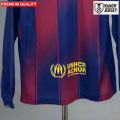Barcelona Home Jersey 25/26 – Premium Quality Full Sleeve Football Jersey for Men.