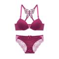 Bra and Panty Set for Women Front Open Push Bra.