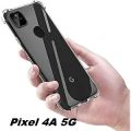 For Google Pixel 4A 5G Flexible Clear Transparent Soft TPU Back Case Cover.