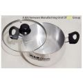 KIAM Classic Belly Shape Saucepan/Belly Saucepan 24 Cm-Inducation Bottom. 