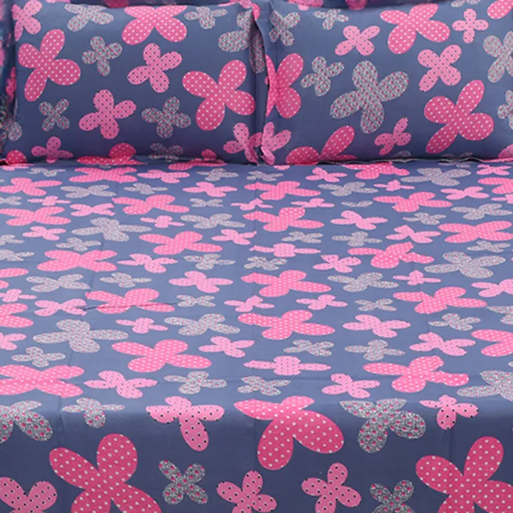 Cotton%20Blend%20Fabric%20Multicolor%20Print%20Double%20King%20Size%20Flat%20Bed%20Sheet%20Set%20(7%20by%208%20Feet)%20with%20Two%20Pillow%20Covers%20-%20Easy%20Maintainance%20and%20Hand%20Washable%20-%20Image%204