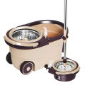 Make Cleaning a Breeze 360-Degree Floor Cleaning Spin Mop with Wheels & Mop Bucket Set with Removable Basket-Unique Choice For Household Cleaning.