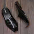 Merkis Black Leather Kolapuri Sandal For Men S 268. 