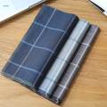 3 PCS ' Handkerchiefs, Handkerchief Set, Cotton Hankie, Cotton Handkerchiefs ' Stripe Checkered Pattern Handkerchiefs Pocket Square Hankies.