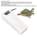 Turtle Tank Water Filter, US Plug 110-120V Reptiles Turtle Filter Low Water Level for Low Density Rearing Tanks.