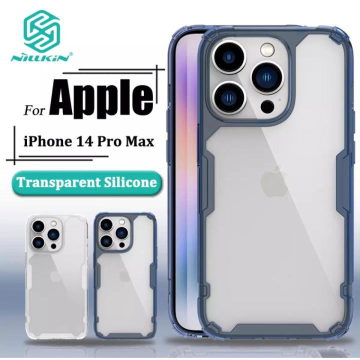 Nillkin for iPhone 14 Pro Max 6.7 Transparent Silicone Back Cover iPhone 14 Pro Max - Phone Back Cover