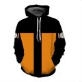Cross-border Naruto Popular anime with the same sweatshirt 3D printing casual hooded sweatshirt foreign trade spot.