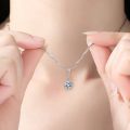 Newest 925 Sterling Silver AAA Zircon Angel Tears Water Drop Pendant Necklace Rhinestone CZ Women Wedding Necklaces Jewelry Gift. 