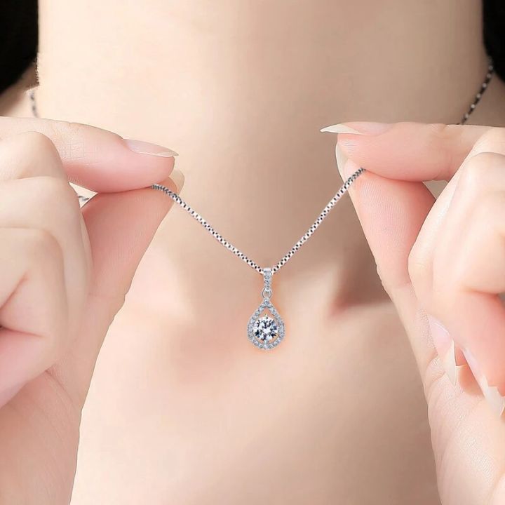 Newest%20925%20Sterling%20Silver%20AAA%20Zircon%20Angel%20Tears%20Water%20Drop%20Pendant%20Necklace%20Rhinestone%20CZ%20Women%20Wedding%20Necklaces%20Jewelry%20Gift%20-%20Image%205