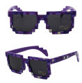 3 colors Fashion Sunglasses Kids cos play action Game Toy Minecrafter Square Glasses with EVA case Toys for children gift. 