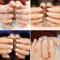 100/500pcs Tips Transparent Half Cover Nails Half French False Nail Art Tips Acrylic UV Gel Manicure Tip DIY Tool. 