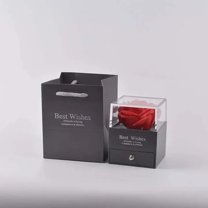 1set%20Hollow%20Zircon%20Love%20Necklace%20Female%20MOTHER'S%20Day%20Eternal%20Flower%20Artificial%20Flower%20Gift%20Box%20Jewelry%20Box%20-%20Image%205