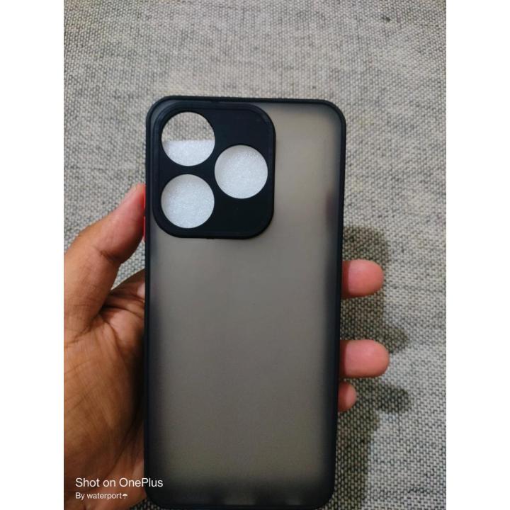 Tecno Spark 10c Back Cover KI5k Matte Finish Back Case Tecno Spark 10c KI5k Back Case With Camera Bump Protection Spark 10c (Back Case Cover For Smartphone)