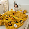 Winter beanie velvet thickened blanket children's cotton blanket nap blanket single and double cotton beanie quilt spring and autumn. 