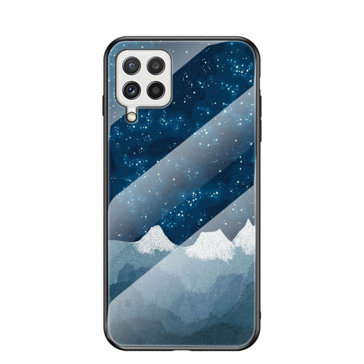 Back%20Cover%20For%20Samsung%20Galaxy%20F22%20Case%20Moon%20and%20Star%20Tempered%20Glass%20Protector%20Protection%20Cover%20for%20Samsung%20Galaxy%20F22%20Phone%20cases%20-%20Image%204