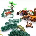 Mini Animal Zoo- Exclusive Animal Play Sets With More Than 25 Pcs Animal, Fence, Tree Etc. Learning. 