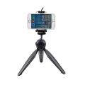 YT-228 Mini Tripod Mount and Phone Holder Clip - Black. 