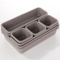 Storage Box Eight-piece Household Goods Storage Cosmetics Storage Kitchen Seasoning Organizer.