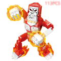 Prehistoric Planet Jurassic Age Dinosaur Compatible Dinosaur Gorilla King Kong Building Block Mini Model Action Figures Toy Gift KankongAgu. 