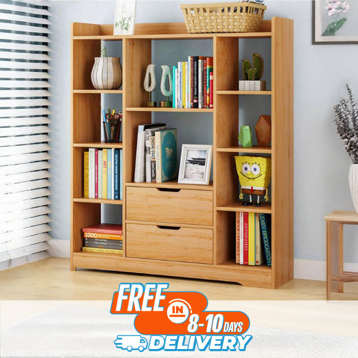 ড্রয়ারের সাথে ইডেন কাপবোর্ড Modern Home Display Shelf Multipurpose use বুকশেল্ফ for home & office- book shelf