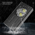 For Outdoor Hiking Clip Design Mini Rechargeable Flashlight Pocket Portable Multiple Lighting Modes Magnetic. 
