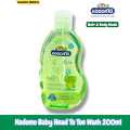 KODOMO Baby Head to Toe Wash 200ml - hair and body wash.