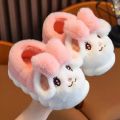 Baby Toddler Winter Slippers Children Cute Cartoon Rabbit Home Slipper Kids Indoor Warm Plush Slides Child Floor Shoes for Girls. 