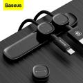 Baseus Peas Magnetic Cable Clip Wire Organizer Clip Holder - Black.