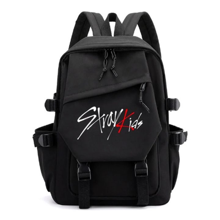 Stray Kids Backpack College Bag School Bag Big Capacity Traveling Bag Hyunjin Bangchan felix Lee Know Gift for Children