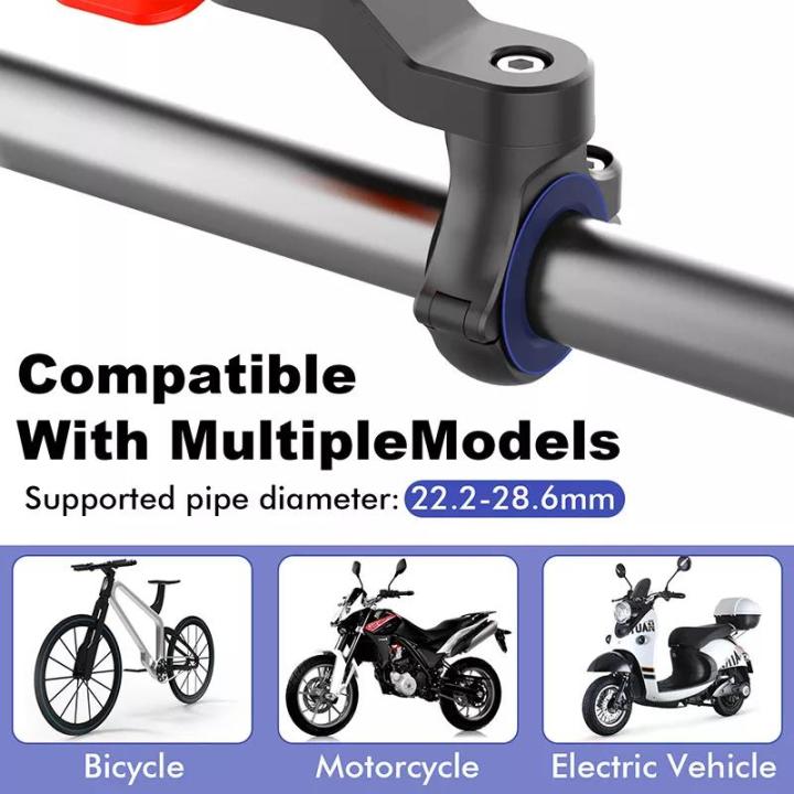 Bike%20Motorcycle%20Handlebar%20Phone%20Holder%20Bracket%20Anti-shake%20Mount%20Stand%20Adapter%20Accessories%20360Degrees%20Rotatable%20for%20MTB%20Bike%20Moto%20-%20Image%203
